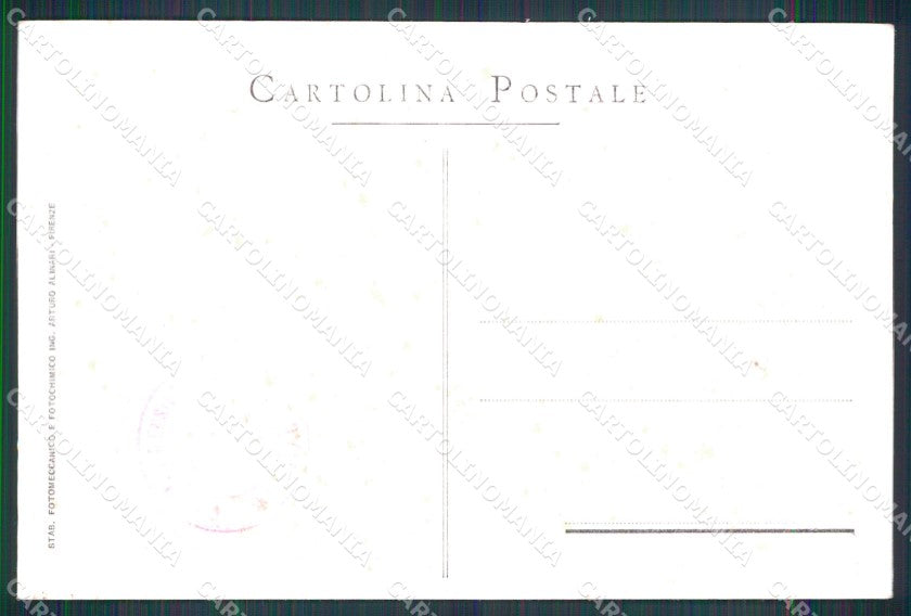 WW1 WWI Propaganda Assistenza Militari Soldo Quotidiano Firenze cartolina XB5930 – retro