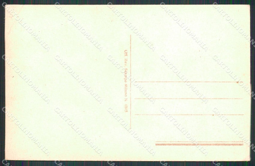 WW1 WWI Propaganda Italiana Belgio Natale ABRASA cartolina XB5960 – retro