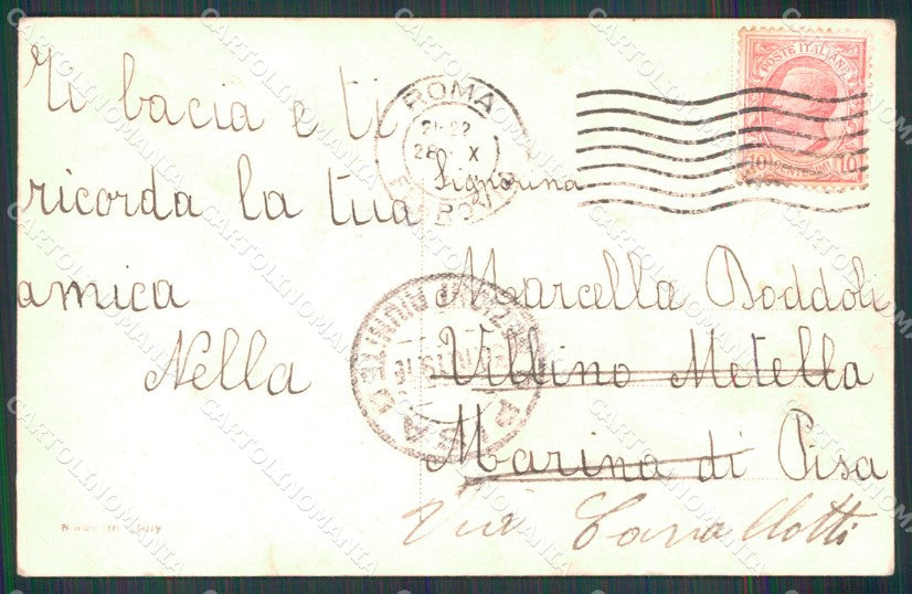 WW1 WWI Propaganda Alleati Bandiere Flag Children Foto cartolina XB5966 – retro