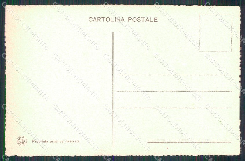 WW1 WWI Propaganda Intesa Alleati Quadrifoglio Seta Silk cartolina XB5975 – retro
