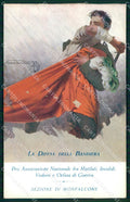 WW1 WWI Propaganda Monfalcone Tricolore Borgoni ABRASA cartolina XB5983 – fronte