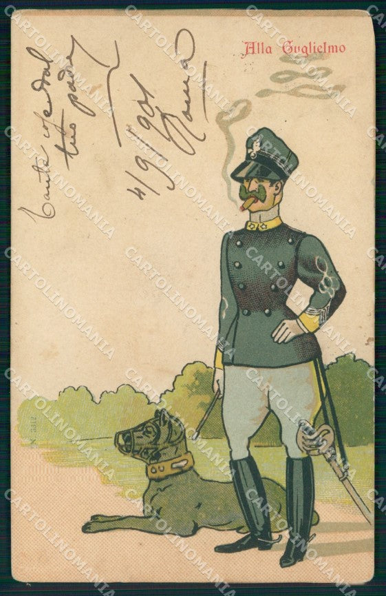 Militari Uniforme cartolina XB6031 – fronte