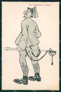 Militari Uniforme Umoristica cartolina XB6032 – fronte