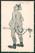 Militari Uniforme Umoristica cartolina XB6035 – fronte