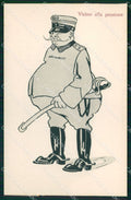 Militari Uniforme Umoristica cartolina XB6038 – fronte