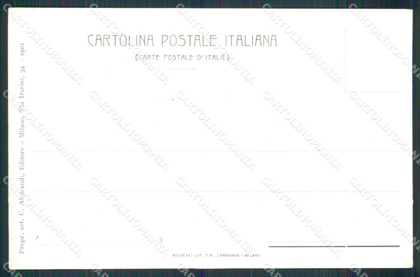 Militari Uniforme Esercito Modenese Cenni cartolina XB6041 – retro