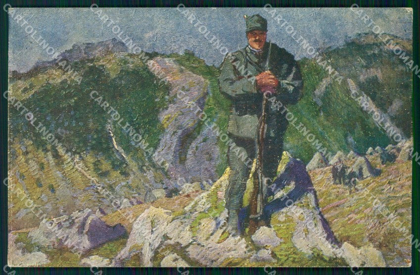 WW1 Propaganda CRI Valle Giudicaria Militare Cascella ABRASA cartolina XB6053 – fronte