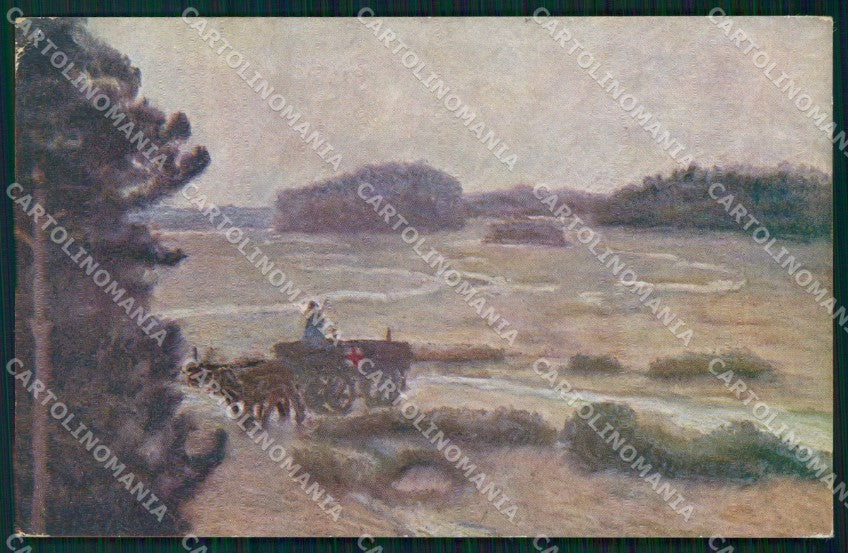 WW1 WWI Propaganda CRI Alto Isonzo Cascella PIEGHINE cartolina XB6056 – fronte