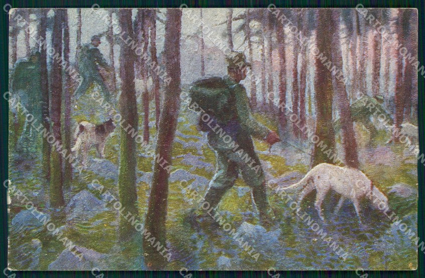 WW1 WWI Propaganda CRI Ricerca Feriti Cascella PIEGHINE cartolina XB6059 – fronte