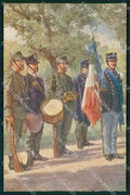 WW1 WWI Propaganda Pro CRI Uniforme Fanteria Tricolore cartolina XB6079 – fronte