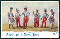 Militari Granatieri di Sardegna Uniforme Rinaldicartolina XB6088 – fronte