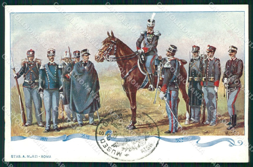 Militari Granatieri di Sardegna Museo Storico Uniforme Rinaldi cartolina XB6090 – fronte