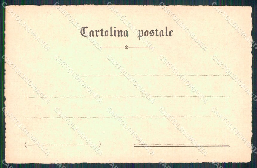 Militari I° Reggimento Artiglieria cartolina XB6093 – retro