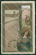 Militari VIII° Reggimento Artiglieria Verona PIEGA cartolina XB6112 – fronte