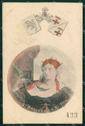Militari I° Reggimento Artiglieria Numerata SCOLLATA cartolina XB6119 – fronte