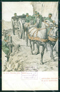 Militari Artiglieria in Alta Montagna Alpini Matania cartolina XB6120 – fronte