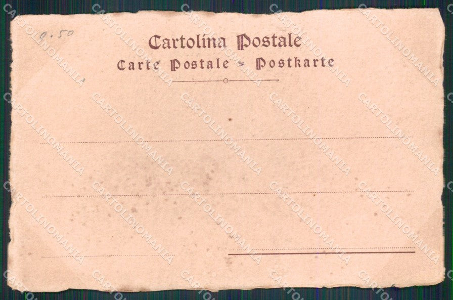 Militari I° Reggimento Artiglieria Torino cartolina XB6142 – retro