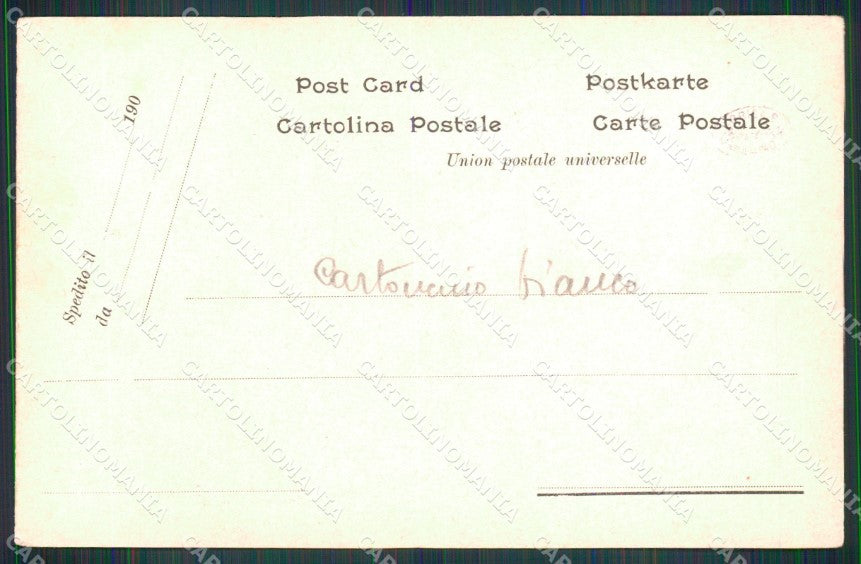 Militari 3° Reggimento Artiglieria Poligono Tiro Porto Corsini cartolina XB6160 – retro