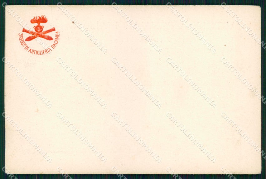 Militari 3° Reggimento Artiglieria da Campagna cartolina XB6171 – fronte