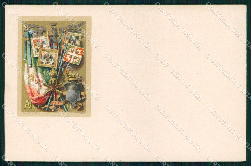 Militari 14° Reggimento Artiglieria cartolina XB6175 – fronte