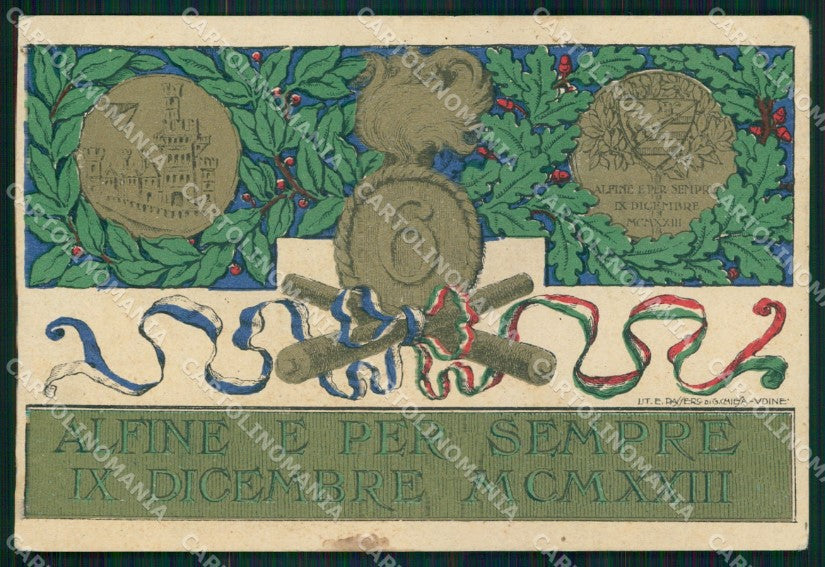 Militari 6° Reggimento Artiglieria PIEGHINE cartolina XB6181 – fronte