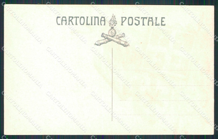 Militari 6° Reggimento Artiglieria da Campagna cartolina XB6183 – retro
