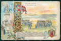 Militari 6° Reggimento Artiglieria PIEGATA cartolina XB6185 – fronte