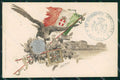 Militari 5° Reggimento Artiglieria PIEGHINE cartolina XB6188 – fronte