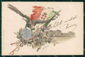 Militari 5° Reggimento Artiglieria Tricolore cartolina XB6192 – fronte