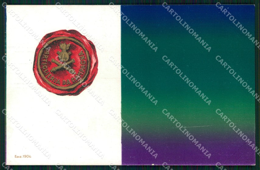Militari 14° Reggimento Artiglieria da Campagna cartolina XB6195 – fronte