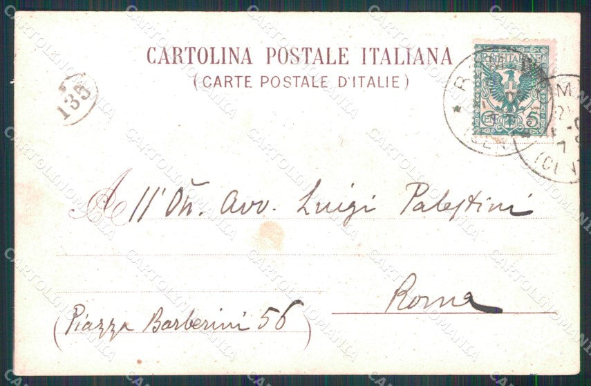 Militari 13° Reggimento Artiglieria Rinaldi cartolina XB6201 – retro