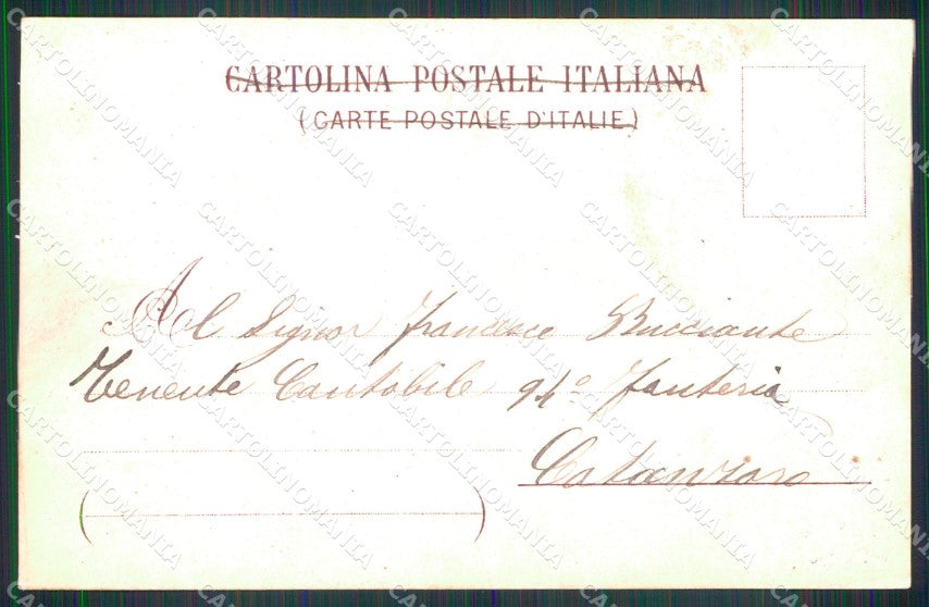 Militari 13° Reggimento Artiglieria Rinaldi cartolina XB6203 – retro