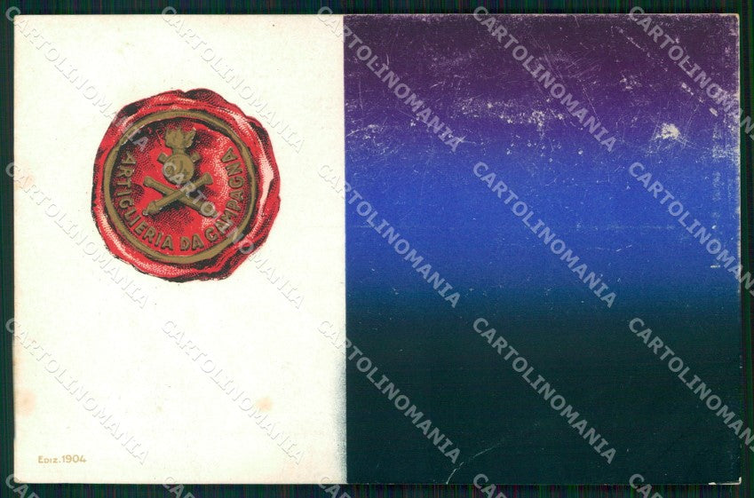 Militari 14° Reggimento Artiglieria da Campagna cartolina XB6206 – fronte