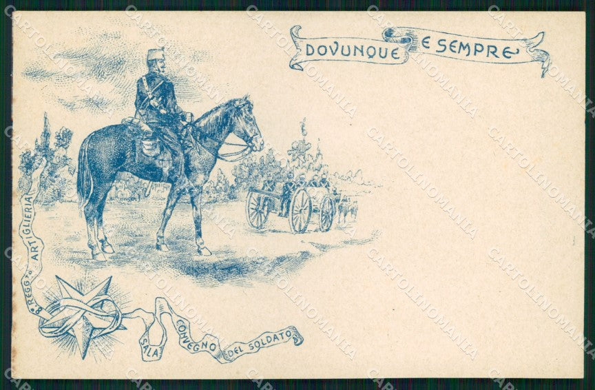 Militari 8° Reggimento Artiglieria cartolina XB6211 – fronte