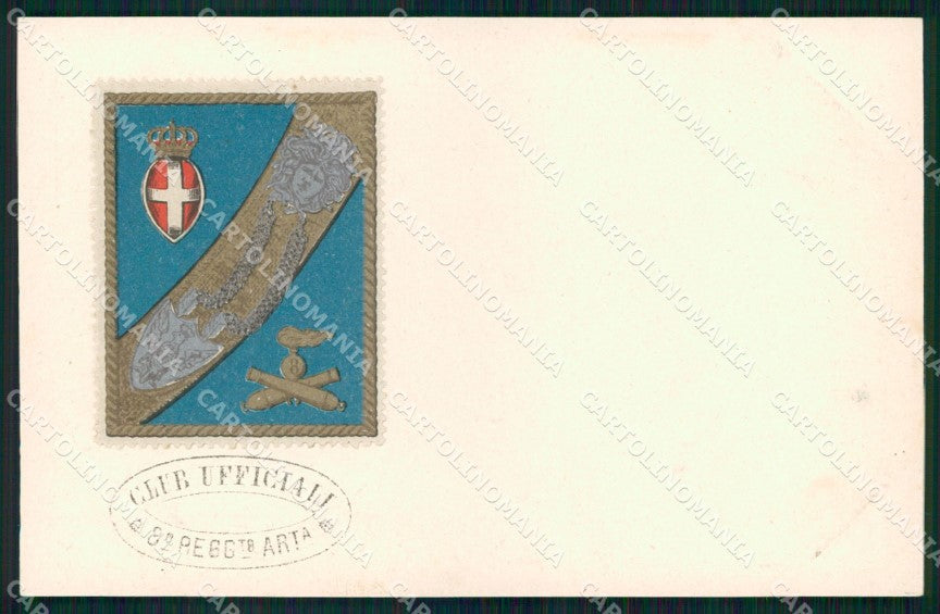 Militari 8° Reggimento Artiglieria cartolina XB6212 – fronte