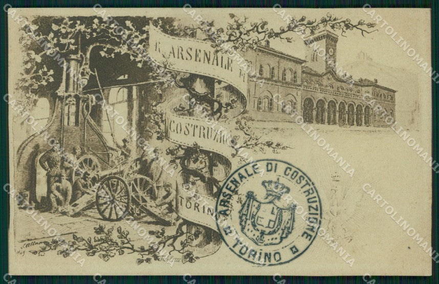 Militari Arsenale di Costruzione Torino cartolina XB6226 – fronte