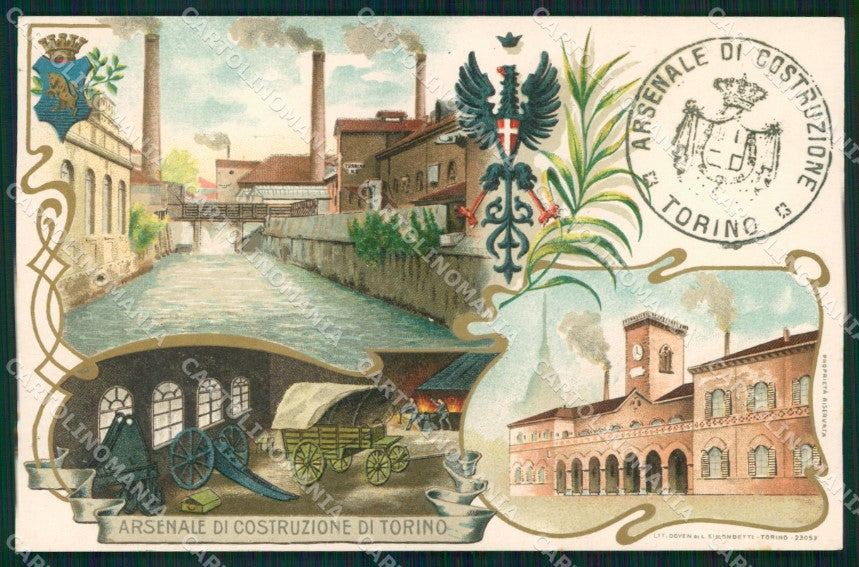 Militari Arsenale di Costruzione Torino cartolina XB6230 – fronte