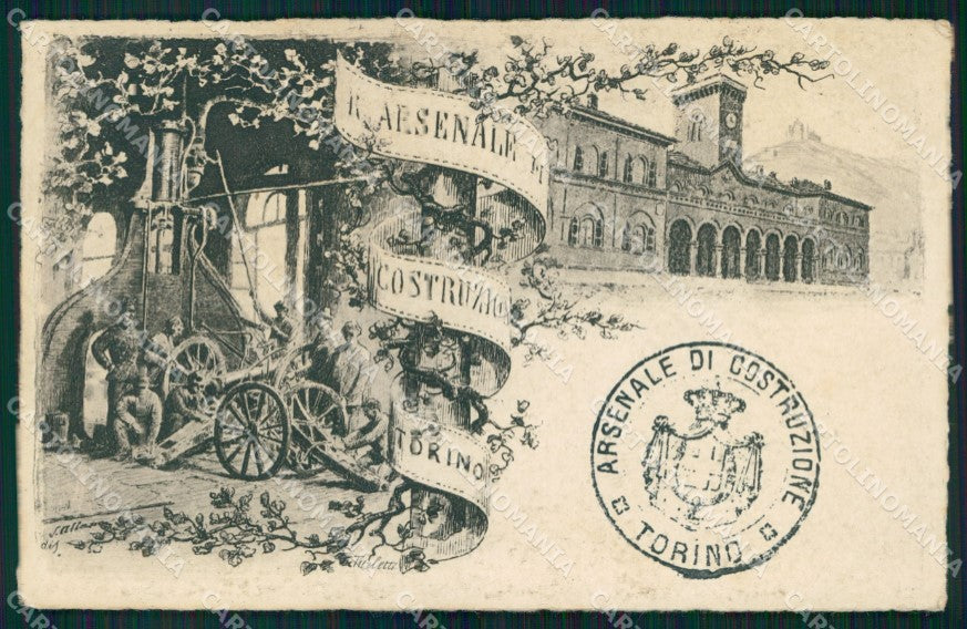 Militari Arsenale di Costruzione Torino cartolina XB6236 – fronte
