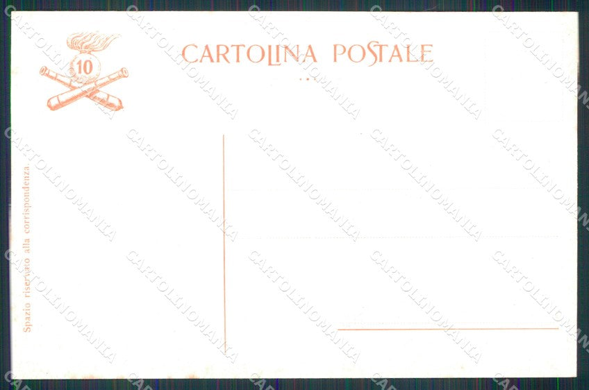 Militari 10° Reggimento Artiglieria da Campagna Caserta cartolina XB6267 – retro