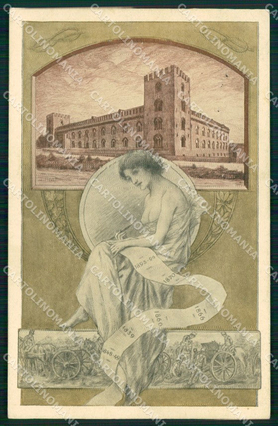 Militari 9° Reggimento Artiglieria da Campagna 1913 Pavia cartolina XB6292 – fronte