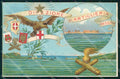 Militari Direzione d'Artiglieria di Messina cartolina XB6348 – fronte