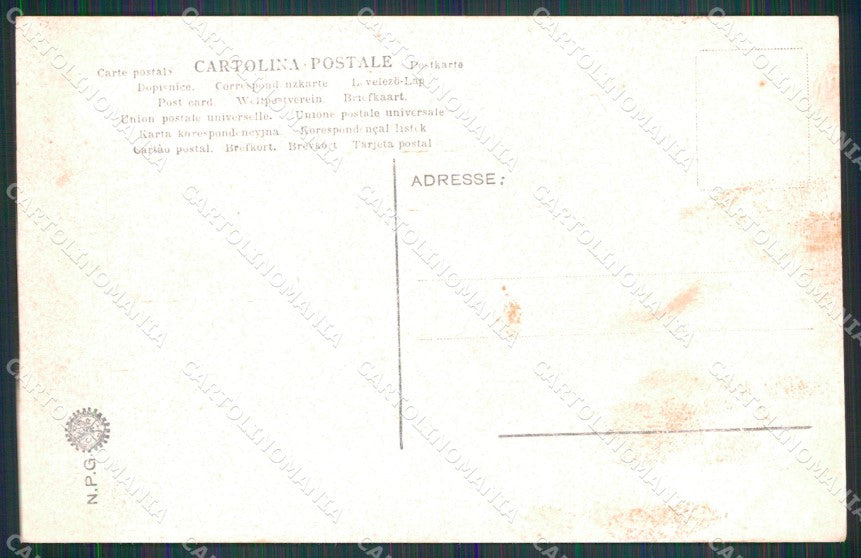 Militari Artiglieria da Costa 7ª Brigata NPG Foto cartolina XB6359 – retro