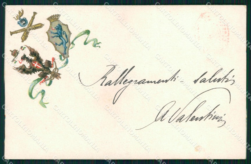 Militari 16° Reggimento Artiglieria ABRASA cartolina XB6382 – fronte