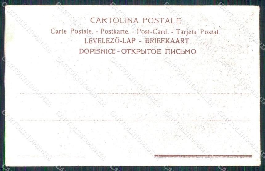 Militari 4° Reggimento Artiglieria cartolina XB6393 – retro
