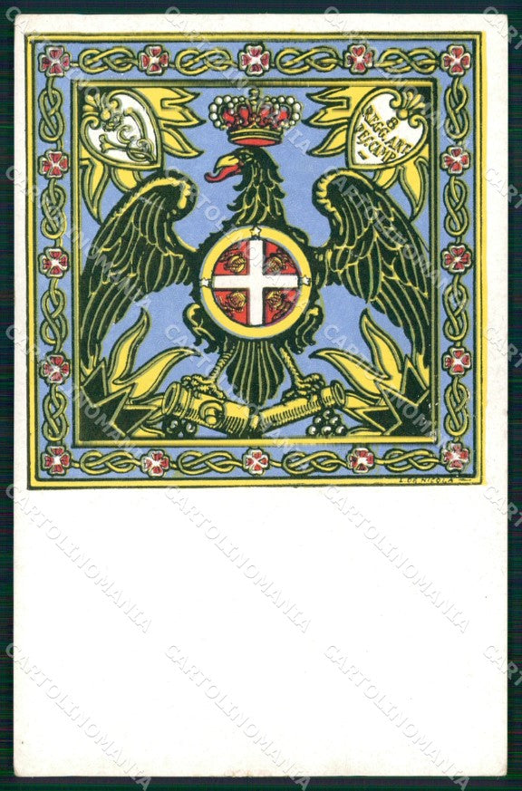 Militari 8° Reggimento Artiglieria Pesante Campale Roma Boeri cartolina XB6396 – fronte