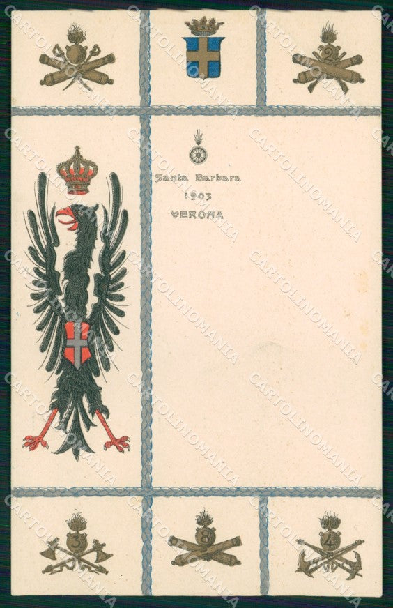 Militari Reggimenti Artiglieria cartolina XB6401 – fronte