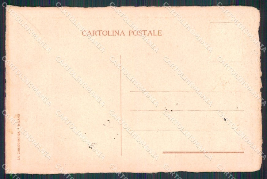 Militari 3° Reggimento Artiglieria cartolina XB6414 – retro