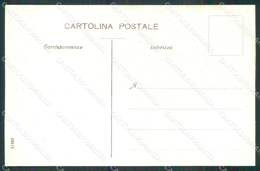 Militari 2° Reggimento Artiglieria da Costa cartolina XB6439 – retro