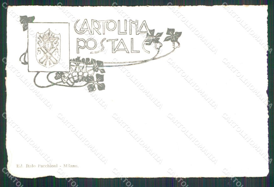 Militari 1° Reggimento Artiglieria da Fortezza cartolina XB6452 – retro