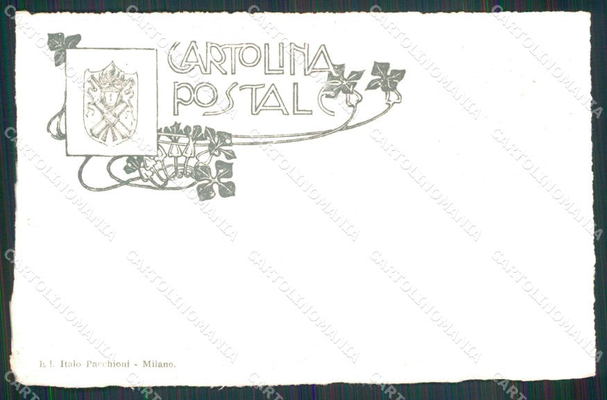 Militari 1° Reggimento Artiglieria Fortezza cartolina XB6465 – retro